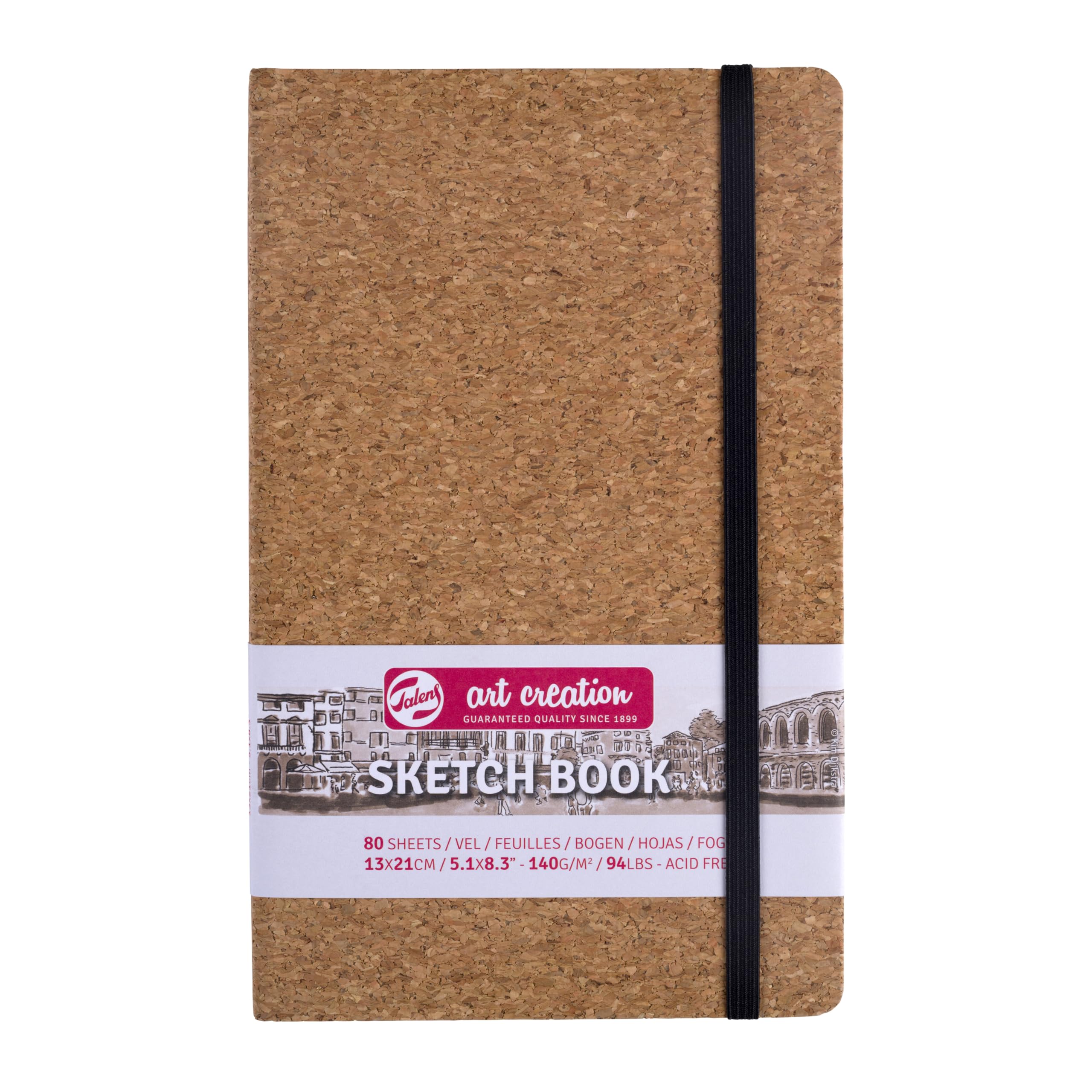 Talens Art Creation Cork Sketchbook | 13 x 21 cm, 140 g, 80 Sheets (9314052M)