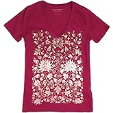 Lucky Brand Women's Floral Foil Tee