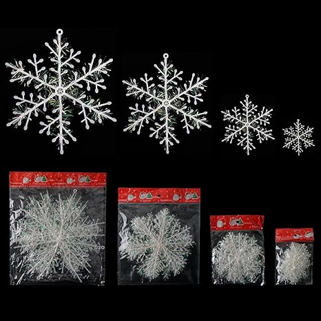 Buy Bilipala Winter White Snowflakes Decorations Ornaments