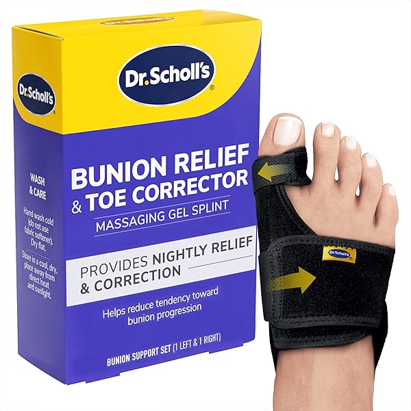 DR. SCHOLL’S BUNION RELIEF & TOE CORRECTOR //...