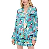 Karen Mabon Women's Skiing Dogs Shorts Pajama Set