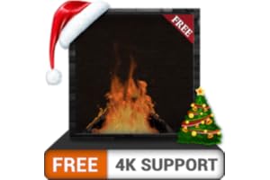 chemin��e de feu de camp et chemin��e gratuite - r��chauffez-vous pendant les vacances d'hiver et profitez de No?l sur votre t��l