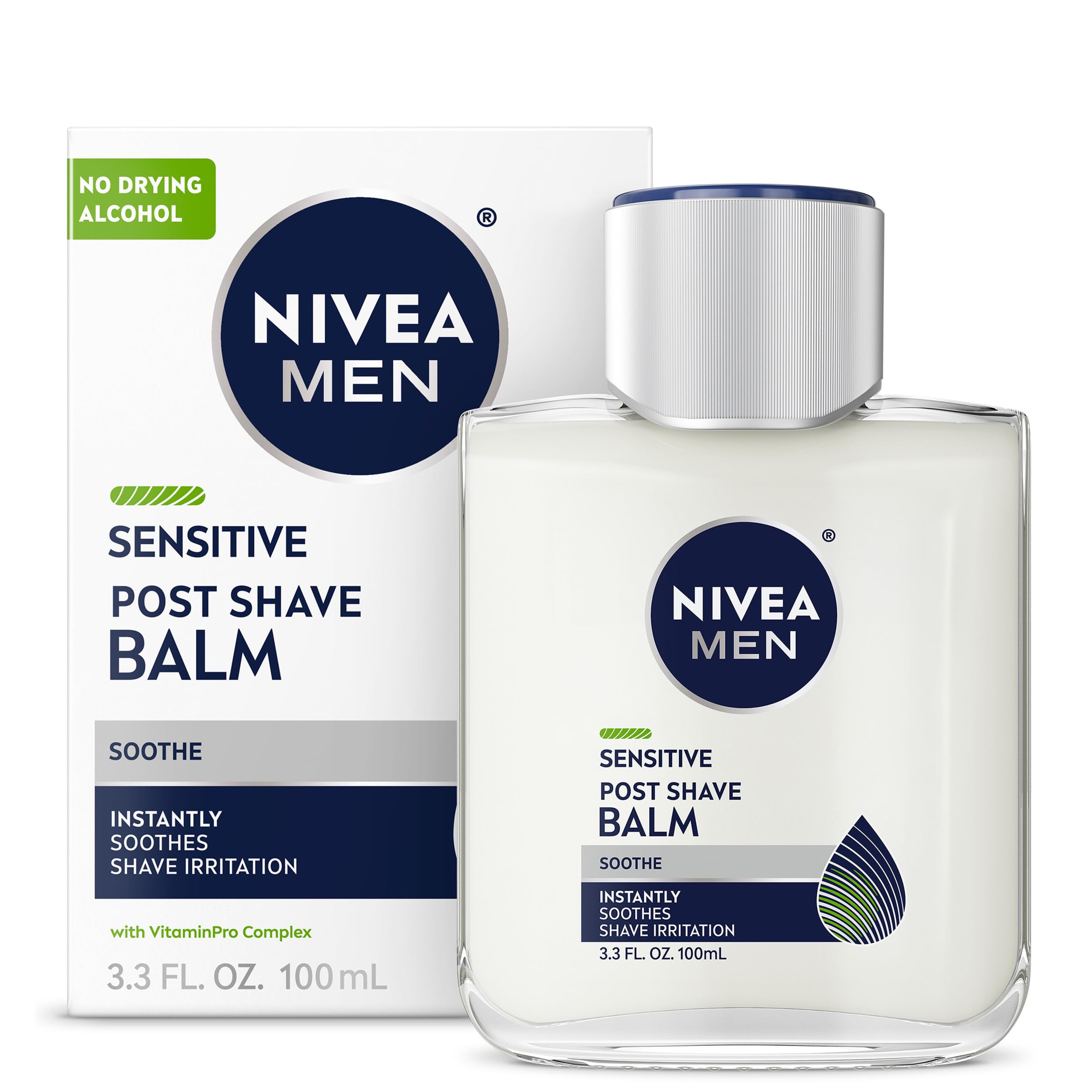 NIVEA FOR MEN Sensitive Post Shave Balm 3.3 oz