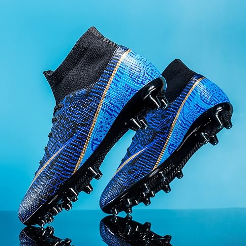 blue indoor soccer cleats