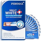 PERSMAX Teeth Whitening Strips, 18 Strips 9 Treatment (7 + 2 Bonus) | Non-Slip, Pain-Free, Express Whitening in 30 Min, Easy to Use for Confident Smile, Professional Dentist Approved