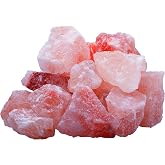Himalayan Pink Salt Chunks 100% Natural Solid Mineral Rock Salt Chunks 1.2 to 2 Inches |1.9 Lbs Bag of Chunks