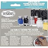 Testors Acrylic Paint Set Primary, Multicolor