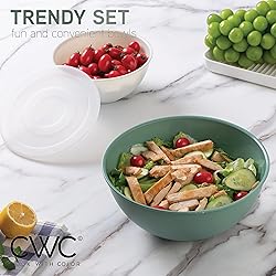 COOK WITH COLOR Mixing Bowls with Lids - 12 Piece