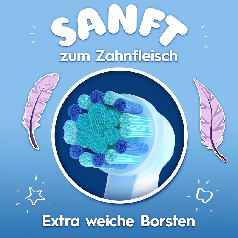 Pro Kids 3+ Frozen Elektrische Zahnbürste Kinder, Blau/Lila