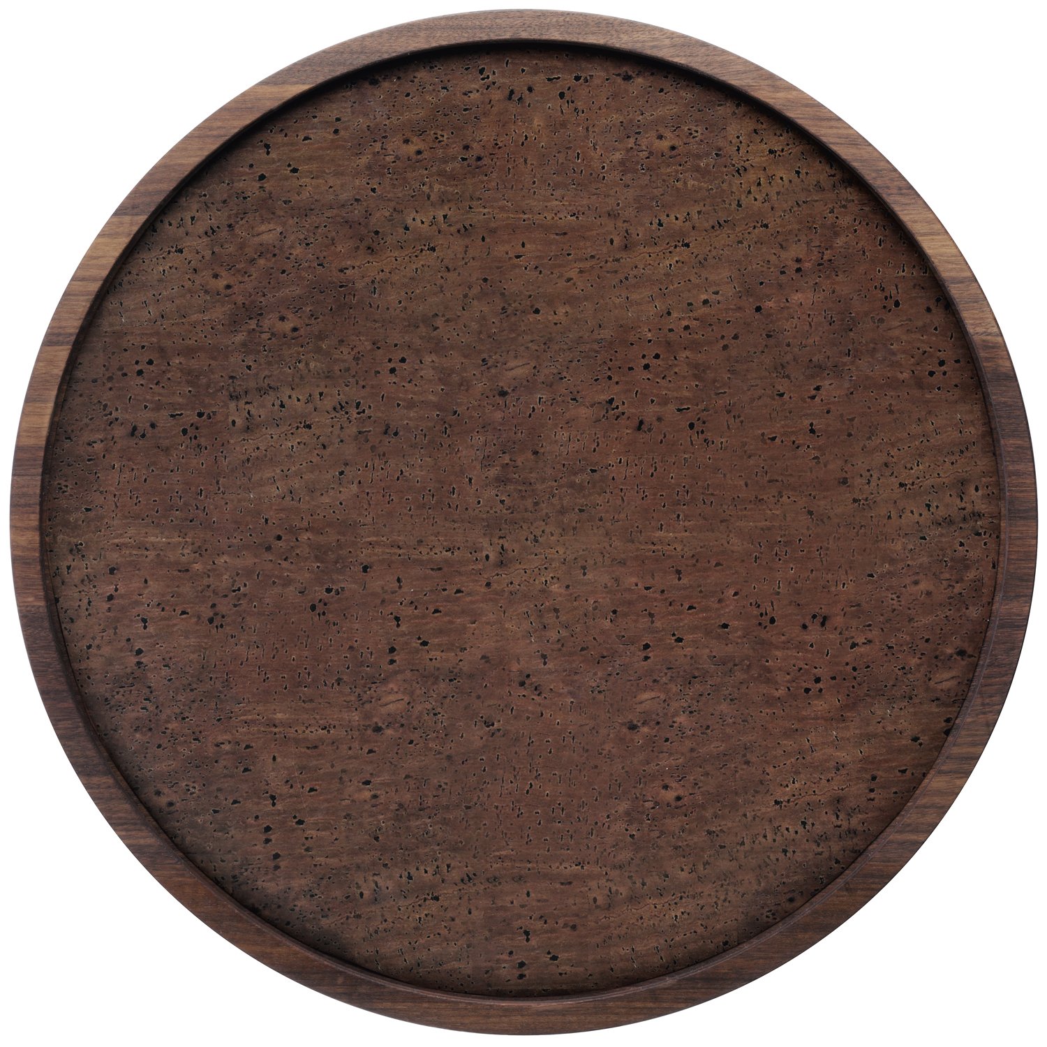 LSA International Serving Tray, Walnut, Ø40cm