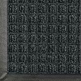 WaterHog | Commercial-Grade Entrance Mat with Rubber Border | Indoor/Outdoor, Quick Drying, Stain Resistant Door Mat | 27" Length x 18" Width, Charcoal