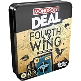 Monopoly Deal Fourth Wing Edition Game in Collectible Tin Box | Officially Licensed Card Game Inspired by the Empyrean Series | 2-5 Players I Ages 8+