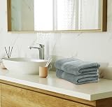 Utopia Towels 8 Piece Set Cotton Hotel Quality Bath Hand Washcloths Cool Grey view 6