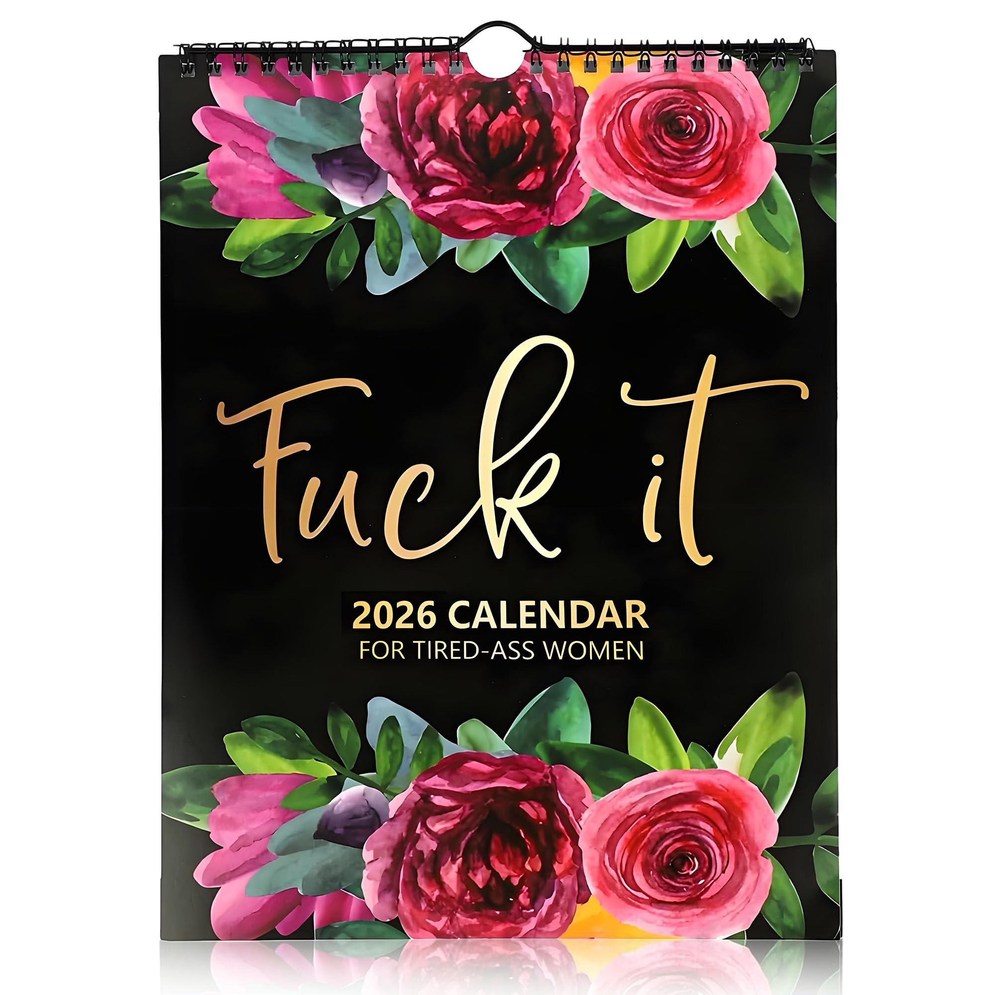 2026 Calendar for Tired-Ass Women, Wall Calendar for Tired-ass Women, Fu-ck it 2026 Sweary Calendar Planner, Funny Monthly Schedule Management Gag Gift for Home Office