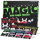 Marvin's Ultimate Magic 250 Card Tricks - Svengali &amp; Miracle Cards, Ages 8+ | Trick Set For Kids &amp; Adults, 8 Special Decks, Easy To Learn Routines, Illustrated Booklet, App Video Instructions