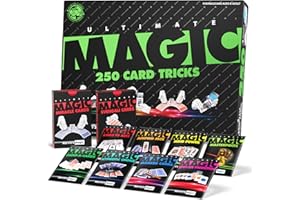 Marvin's Magic - Ultimate 250 Card Tricks Set - Children and Adults Magic Card Set - Includes Illustrated Guide - Suitable for Age 8+