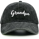 Wodeal Grandpa Hat with Gift Box, Adjustable Grandfather Baseball Cap, Papa Gifts from Grandkids