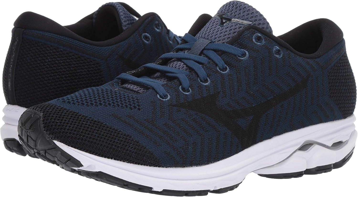 mizuno men's wave rider 22 knit running shoe