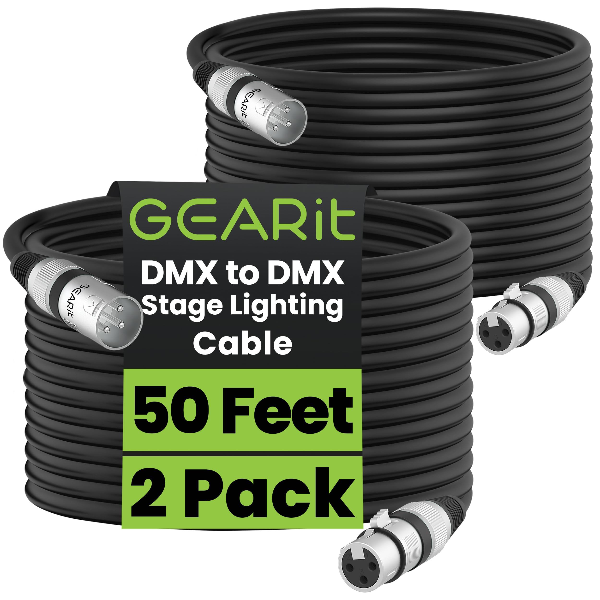 GEARit DMX to DMX Stage Lighting Cable