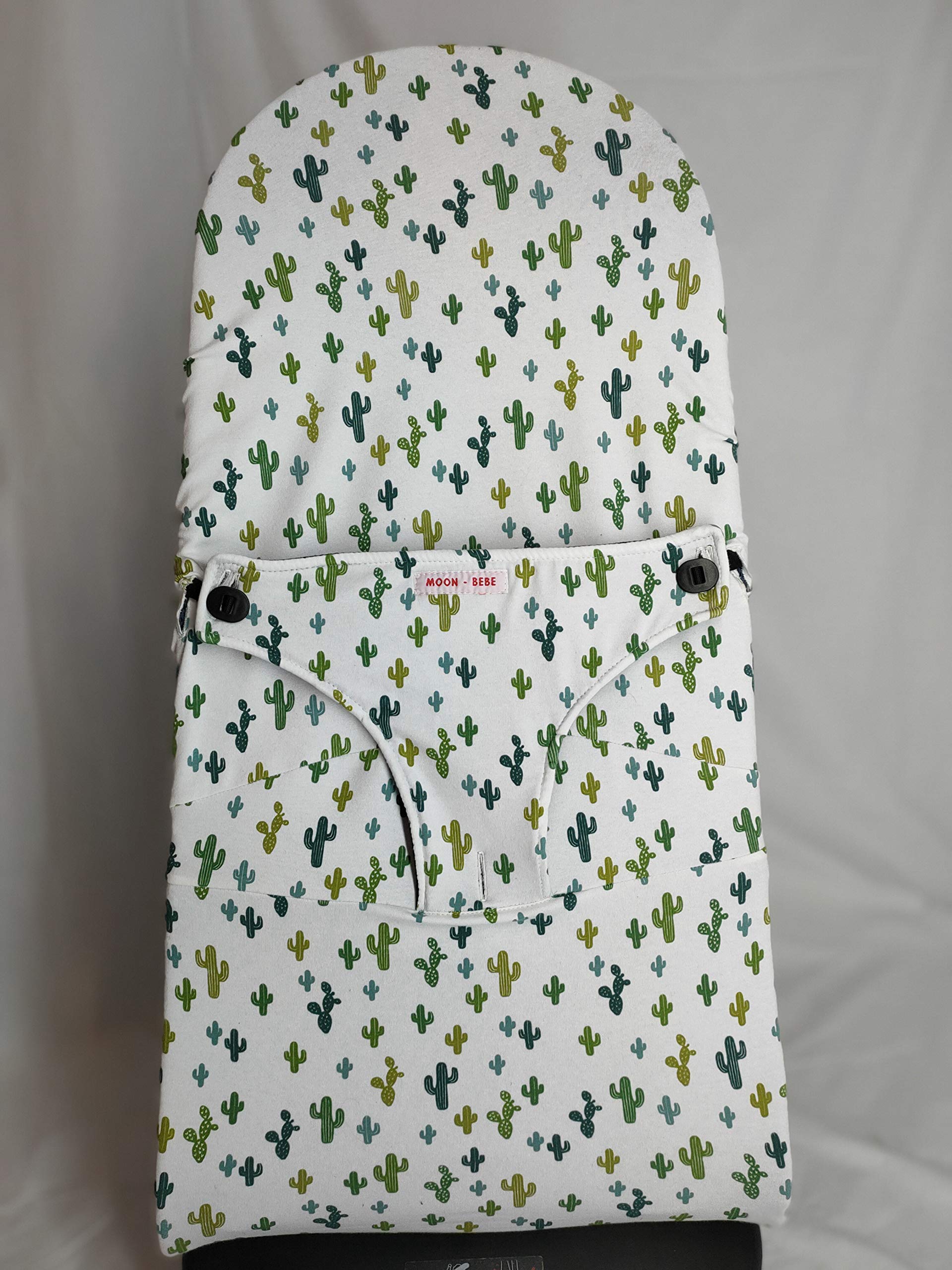 MOON-BEBE Soft Cotton Hammock Cover for BabyBjörn Balance, White, Adaptable for All Models