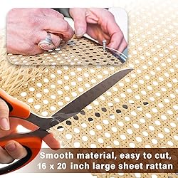 Natural Width Rattan, 16"x20" Cane Webbing