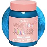 Lime Crime Unicorn Full Coverage Hair Dye, Anime (Candy Blue) | Temporary Hair Dye, Conditions &amp; Moisturizes, Sugary Citrus Vanilla Scent, Vegan &amp; Cruelty-Free