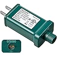 Enhon 29V LED Power Supply, UL Certification LED Transformer Replacement Class 2 Power Supply, Low Voltage Transformer US Plug Adapter for Christmas Tree Light, Green, Left Positive(TS-6W29V)