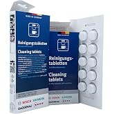 Cleaning Tablets for Fully Automatic Coffee Machines compatible with Bosch Siemens Neff Gaggenau, 10 Tablets x 2,2gr