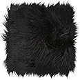 Amazon.com: WLLHYF 10 Inches Mini Square Faux Fur Rug, Small Fluffy ...