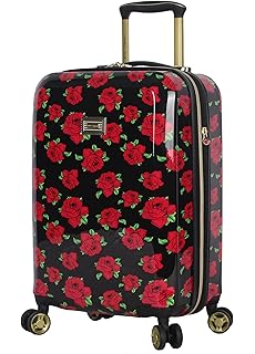 betsey johnson skull luggage