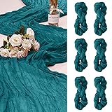 6 Pack Cheesecloth Table Runner 10Ft Christmas