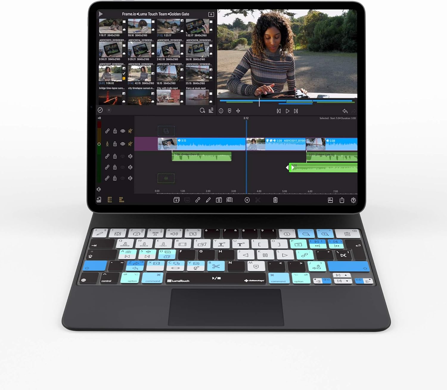 LumaFusion Keyboard Cover for iPad Pro 12″ MAGIC Keyboard Cover UK