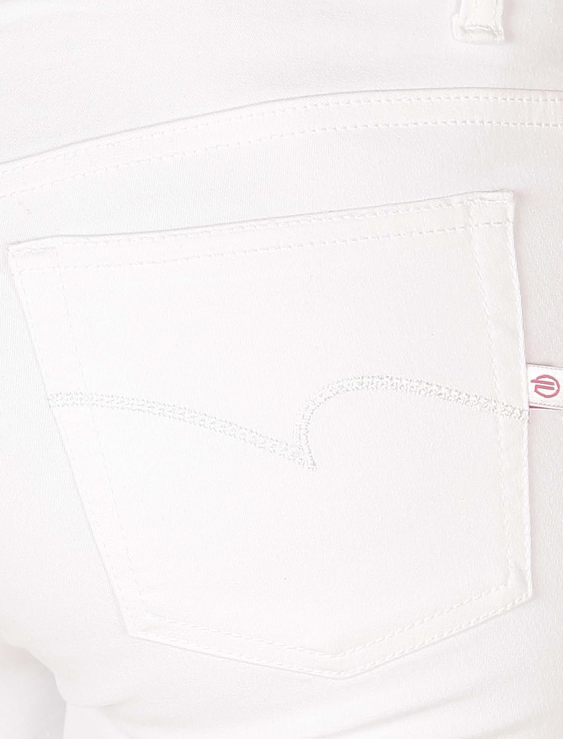 flirt nx women's denim stretchable white slim fit jeans