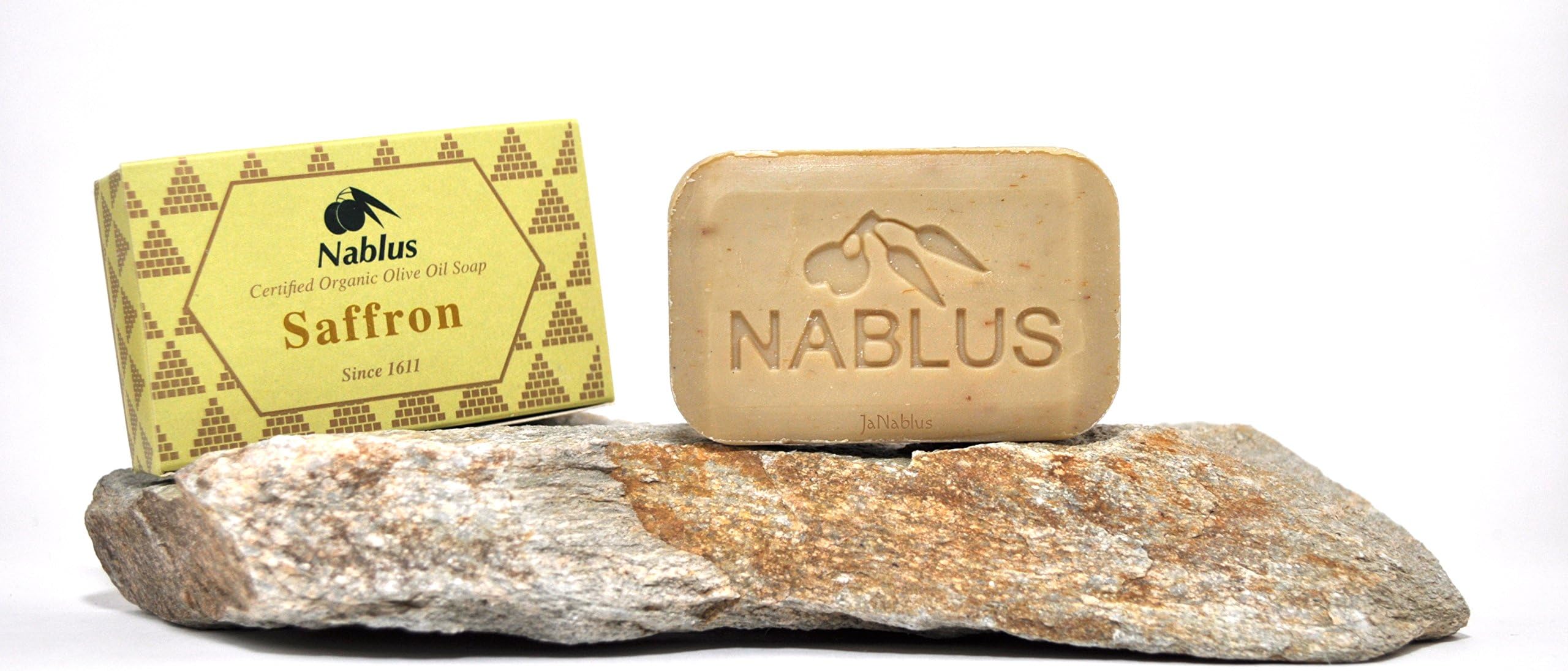 Nablus Olive Oil Soap (Saffron) - Many other varieties available
