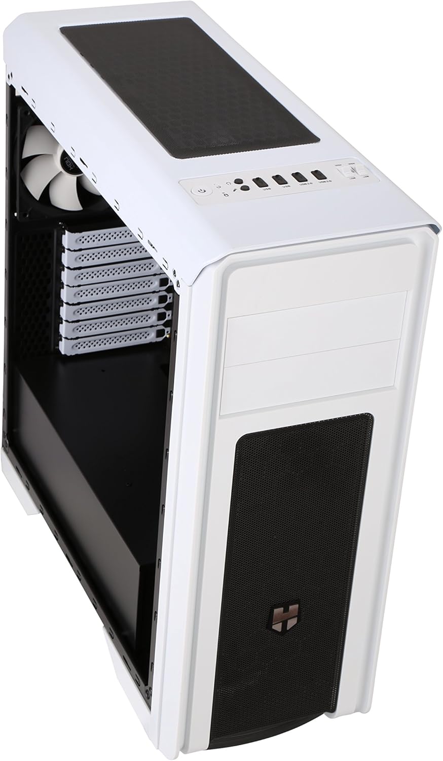 Nox Hummer ZX Zero - NXHUMMERZXZ - Caja PC, ATX, Color Blanco: Nox: Amazon.es: Informática