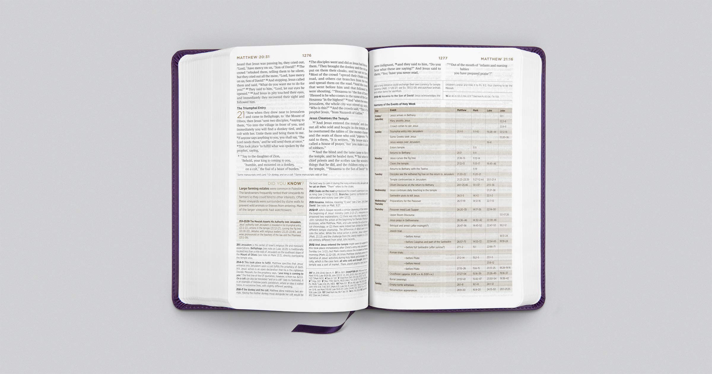 ESV Student Study Bible (TruTone, Lavender, Emblem Design)