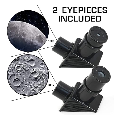 thumbnail image 2 of Lunar Telescope For Kids & Beginners - 20x 30x 40x Magnification With Tripod & Guide - Perfect STEM Astronomy Gift 2 of 13
