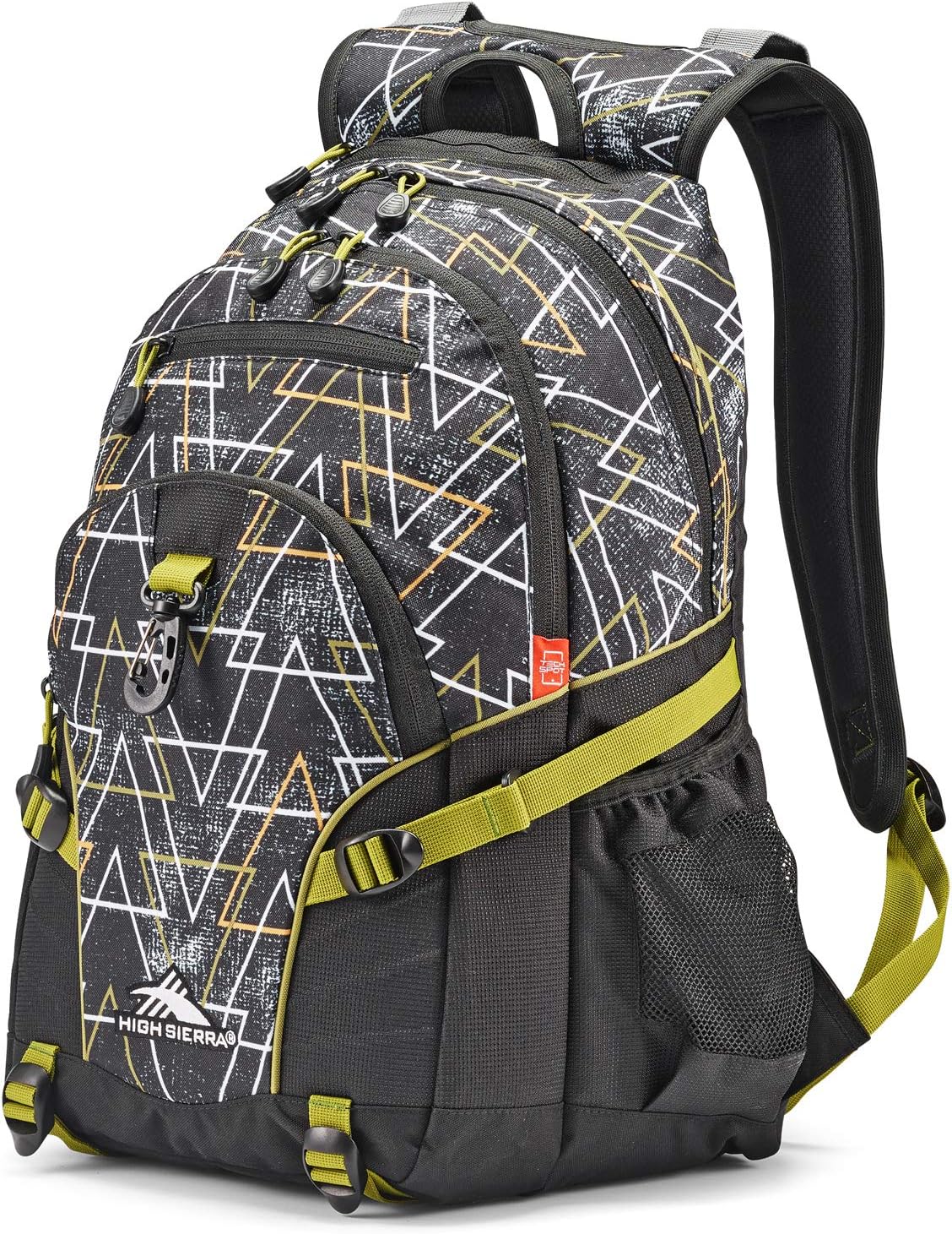 high sierra yellow backpack
