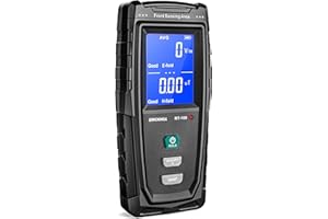ERICKHILL EMF Detector, Rechargeable Digital Electromagnetic Field Radiation Detector Hand-held Digital LCD EMF Meter Great Tester for Home EMF Inspections,Ghost Hunting (RF Not Included) Green