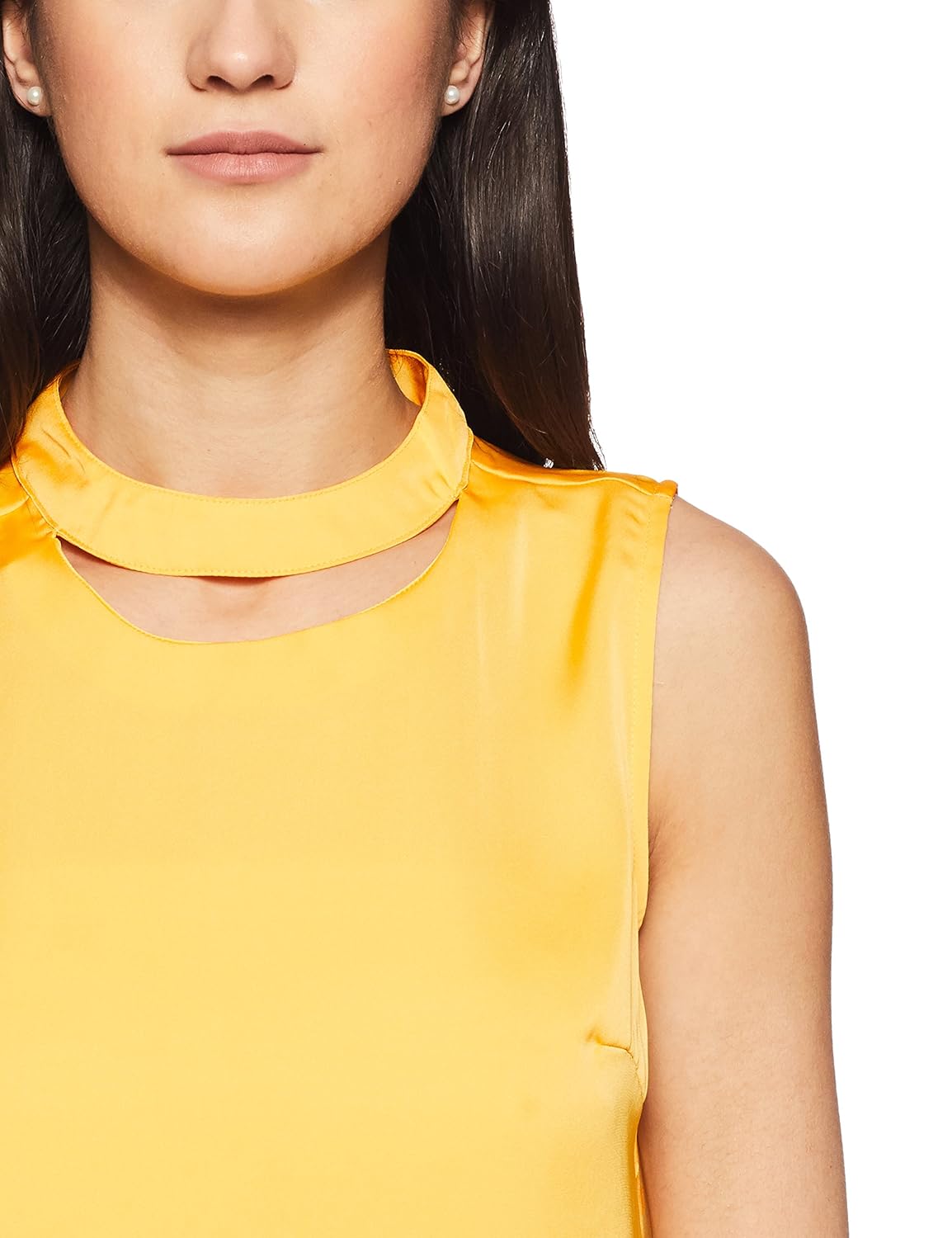 allen solly women's regular fit synthetic shirt