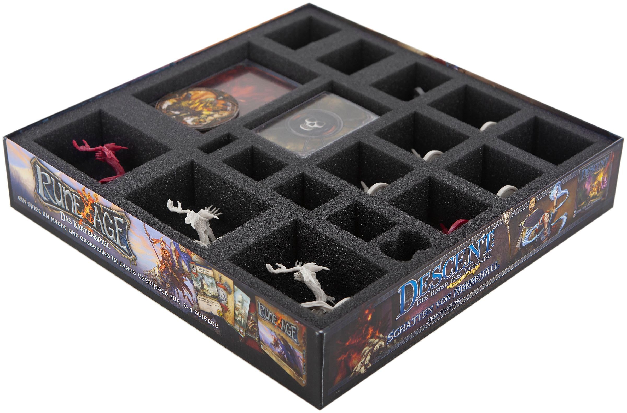 Feldherr Foam tray set compatible with Descent: Journeys in the Dark 2nd Edition - Manor of Ravens board game box