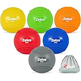 ZELUS Weighted Baseball Set with Seams for Hitting Pitching, Plyometric Baseballs with Carry Bag, Variable Weighted Balls for All Skill Levels