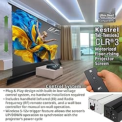 Elite Screens Kestrel Tab-Tension CLR3, 101 inch