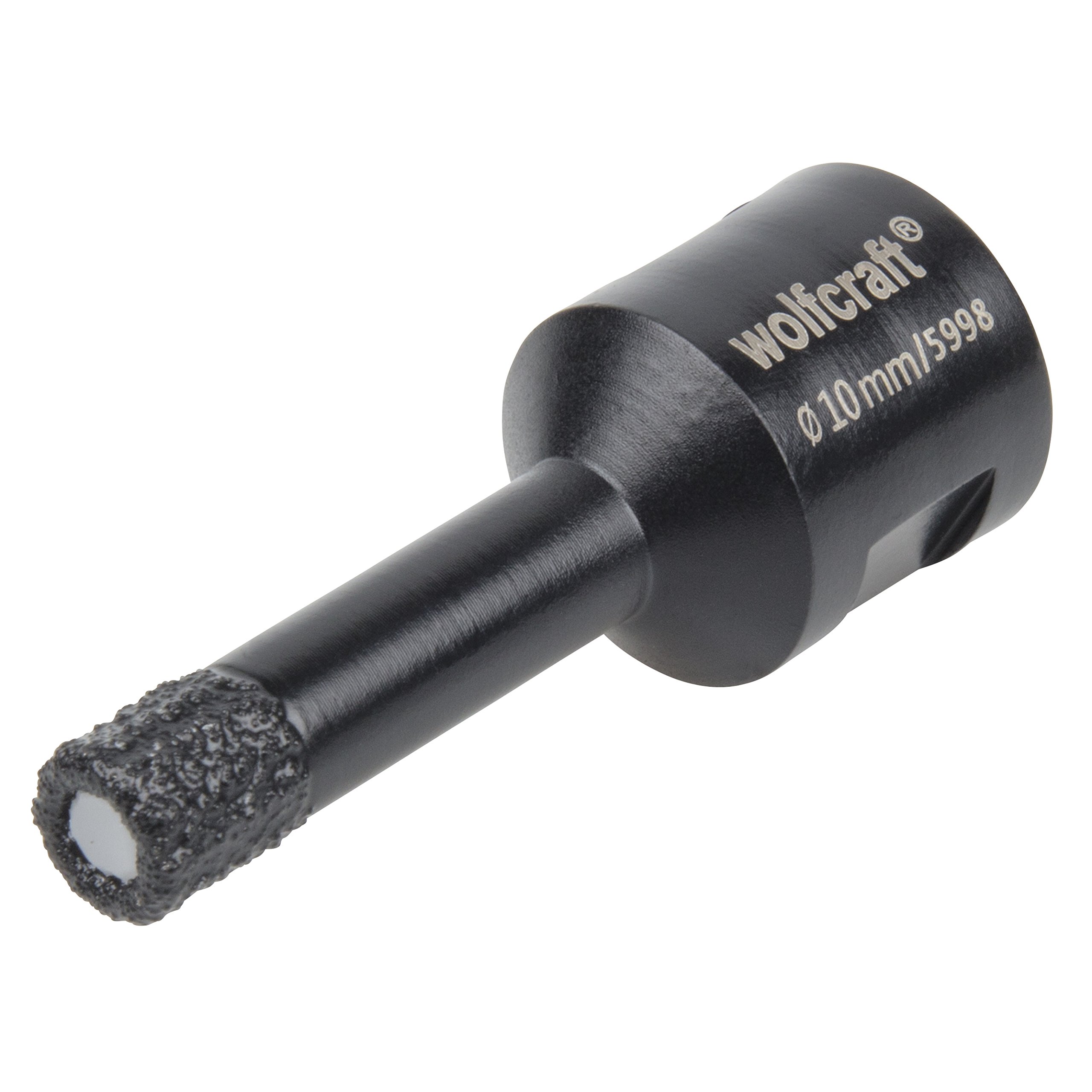 wolfcraft "Ceramic" Diamond Coated Annular Bit, for Angle Grinders I 5998000 I for Installing Bathroom Fittings and Cable bushings in Tiles or Glazed Tiles