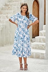STYLEWORD Women's 2025 Summer Casual Short Sleeve