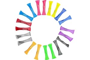 Carykon Pack of 20 Marble Fidget Toy Stress Relieve Toy Increase Focus Soothing Marble and Mesh Fidgets with ADHD ADD OCD Aut