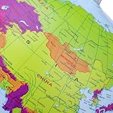 RosewineC Inflatable World Globe 38cm Educational Geography for School view 2