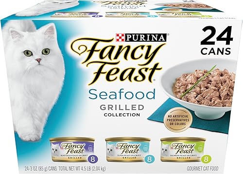 Purina Fancy Feast alimento húmedo a la parrilla para gatos, colección — Comida para gatos