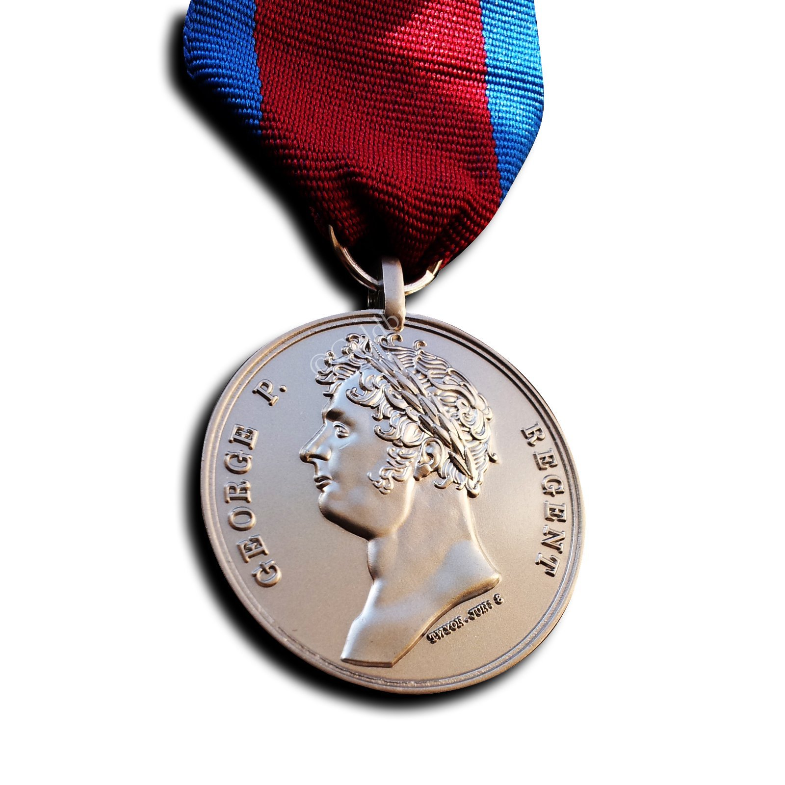 Goldbrothers13 Military Medal Waterloo Medal British Army Campaign medal Battle Waterloo Ligny Bras 1815 Repro