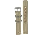 SEIKO Original Nylon Beige Watch Band 18 millimeters- Model SNK805